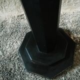 Wooden bollard column