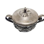 Art Deco sugar bowl from Hefra, Poland, 1970s