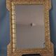 Old mirror frame wood and gilded stucco around 1900 61x46 cm sb