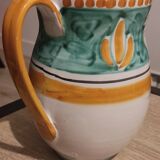 large pitcher Chicken / Birds dipinto r Mano