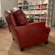 Pair of leather club chairs 30s