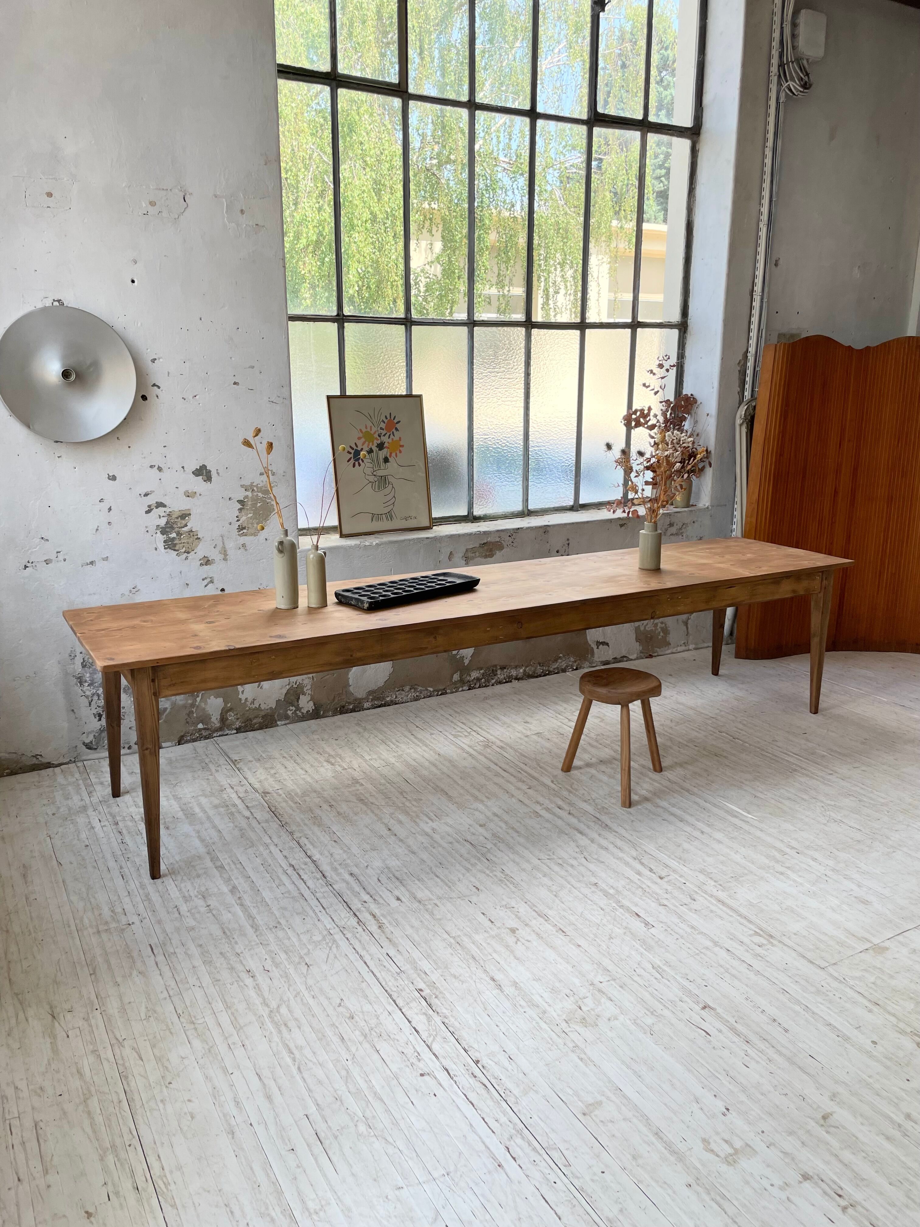 Xxl pine farmhouse table 338cm