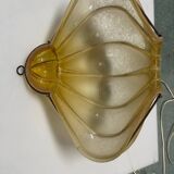 Wrought Iron & Murano Glass Wall Sconces, Italy, 1960s, Set of 2 