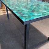 Table zellige écaille de poissons 8 personnes