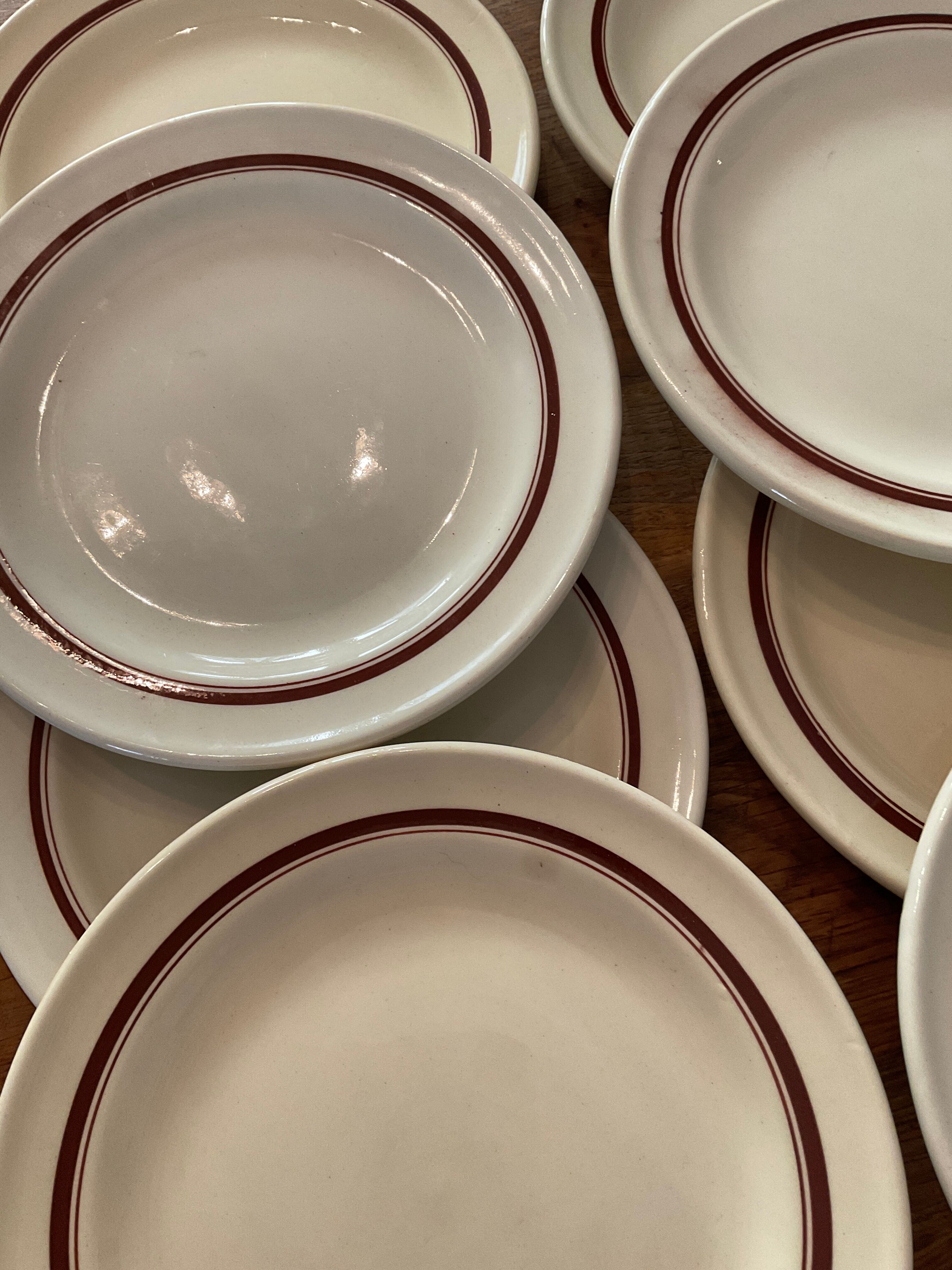 10 dessert plates or starters. Villeroy and boch.vintage