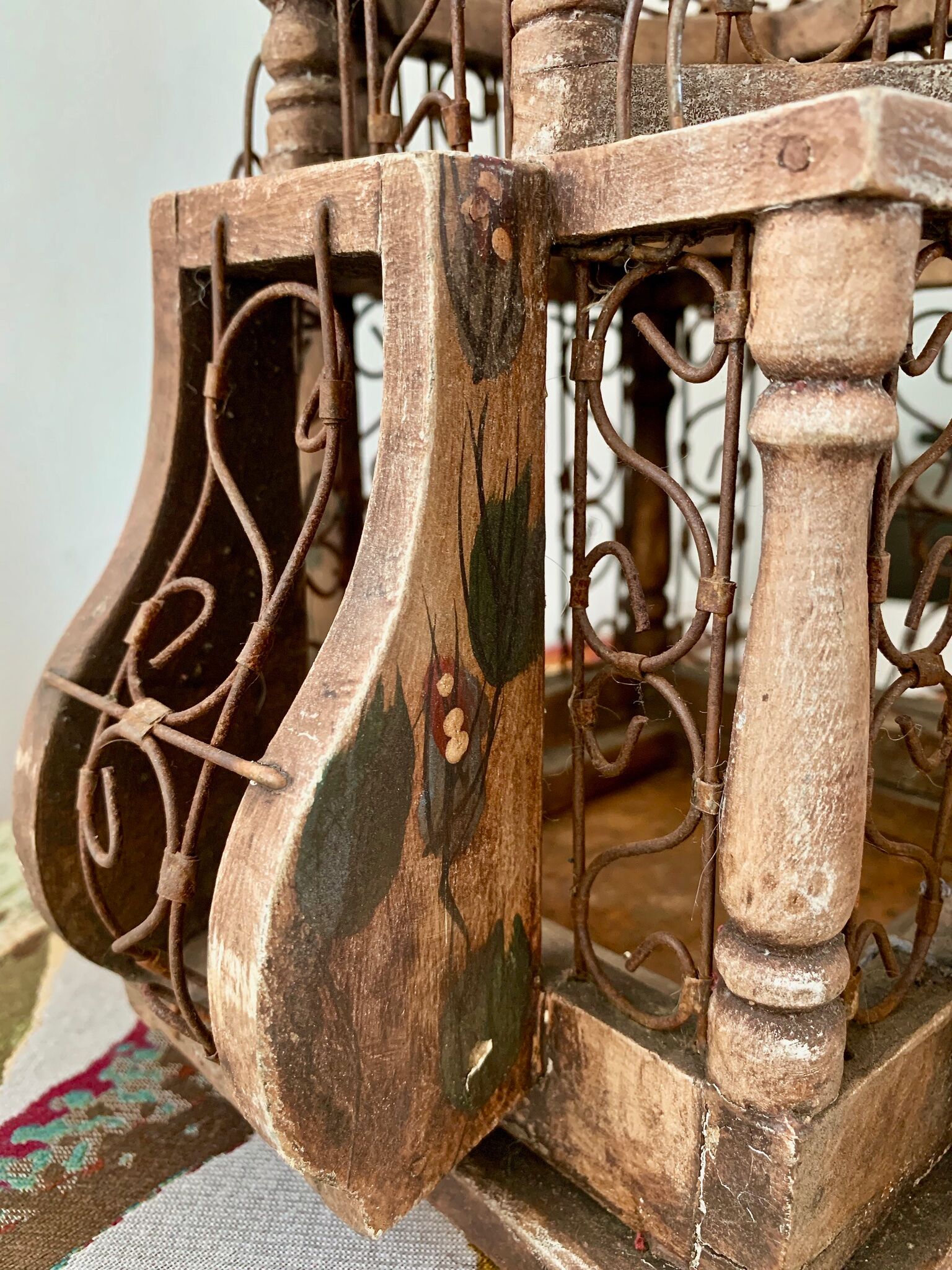 Vintage bird cage
