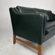 Danish leather sofa couch by Skippers furniture 70s 80s Design