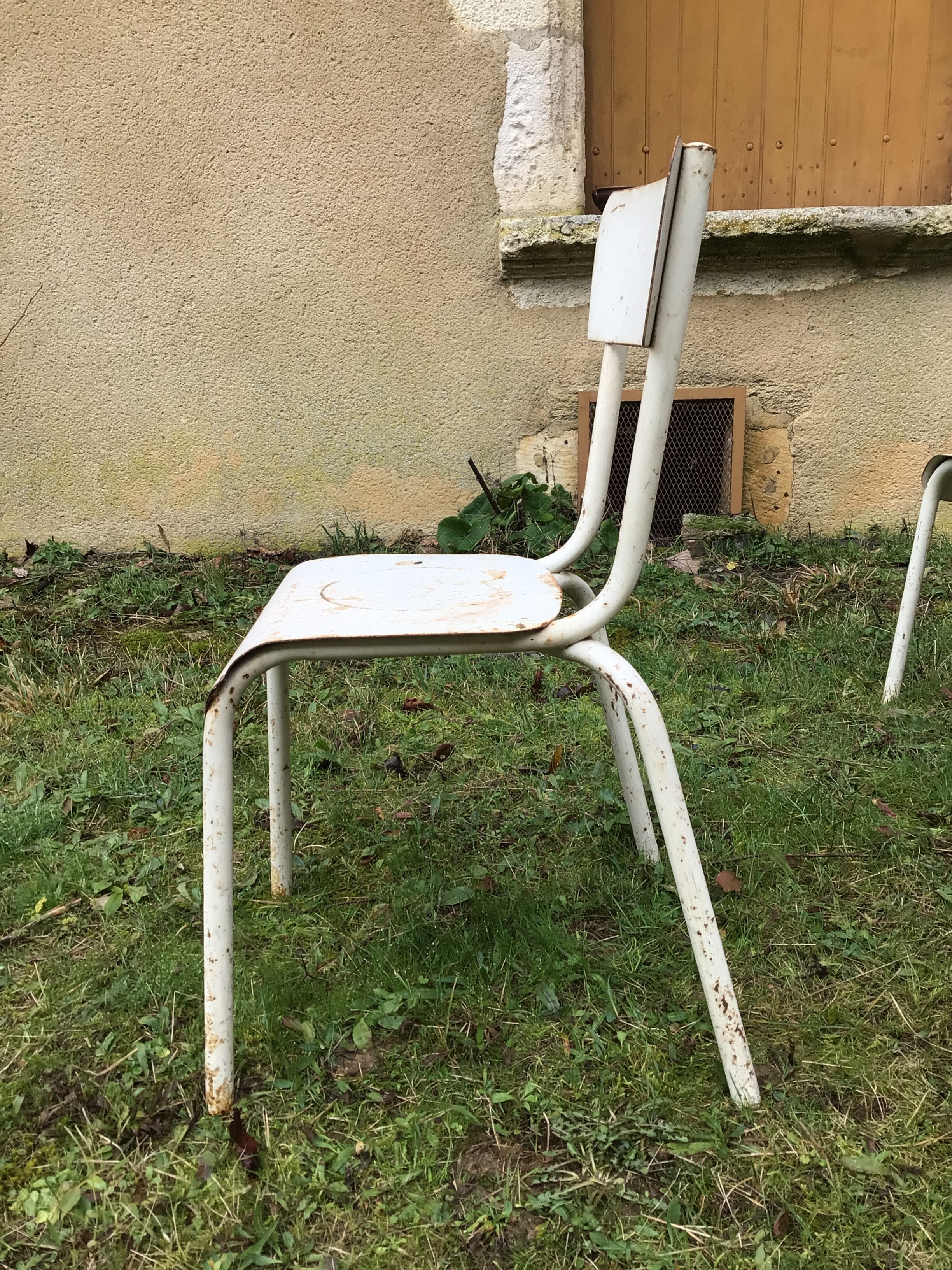 Ensemble de 6 chaises bistrot jardin en métal
