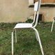Ensemble de 6 chaises bistrot jardin en métal