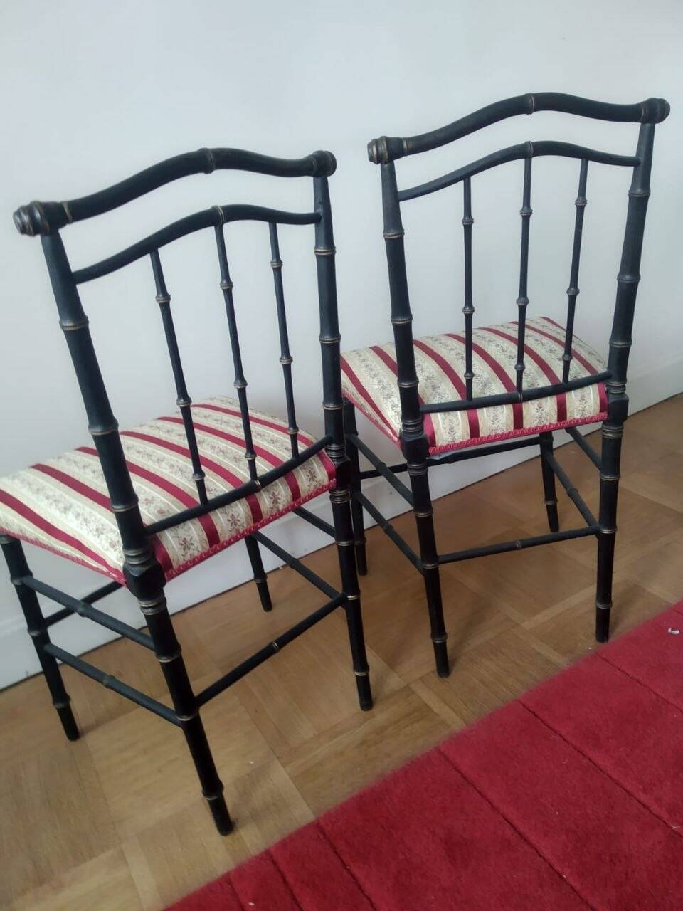 Two Napoleon III chairs (19th century)
