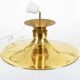 Grande lampe à suspension Boras en laiton de Borens, Suède, 1960