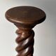 Large twisted solid oak column, early 20th century