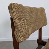 Pair of Rietveld Style Chairs with Adjustable Seat and Backrest, 1950s