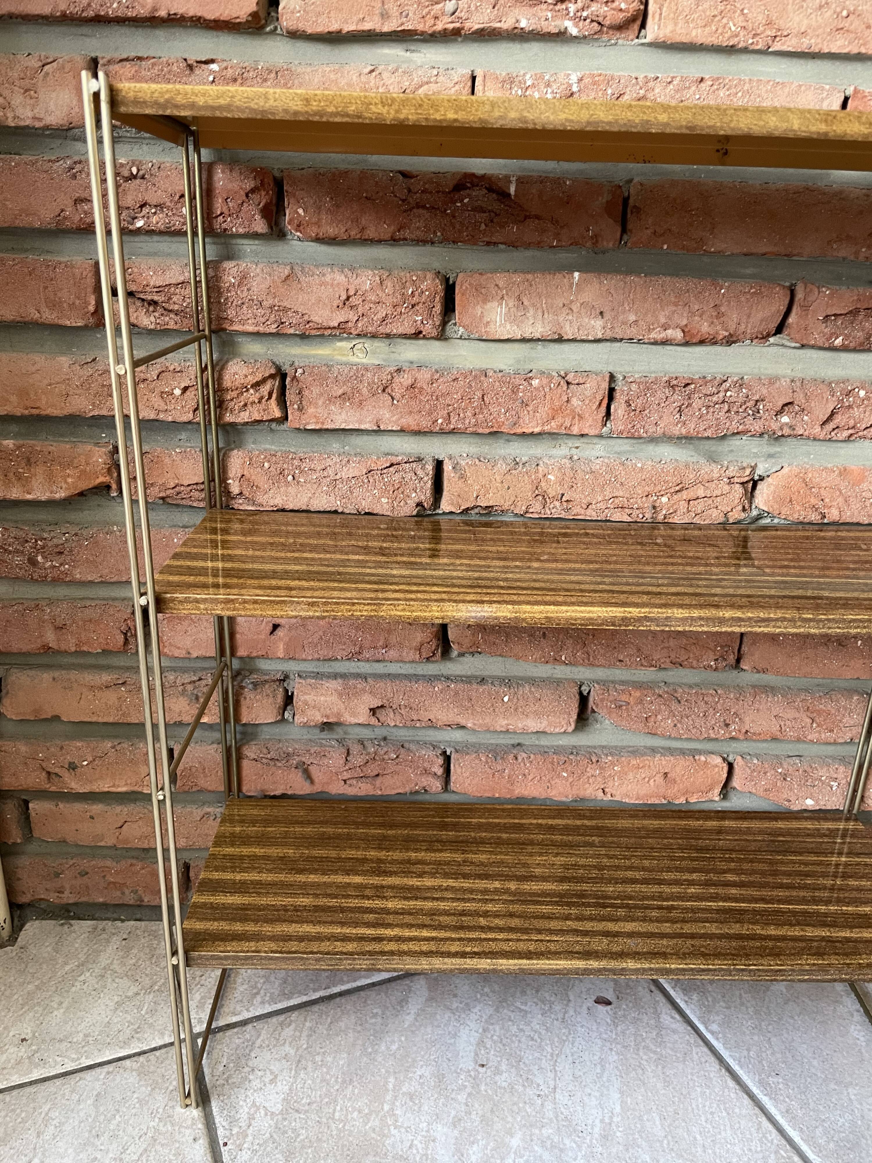 Iron and sheet metal shelf