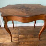 Inlaid Fiddle Table Napoleon III style