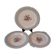 Set de 3 plats vintage en porcelaine opaque de Salins