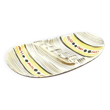 B3r ceramic platter germany pop-art new look