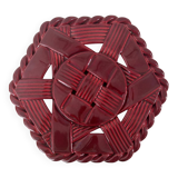 Woven ceramic trivet