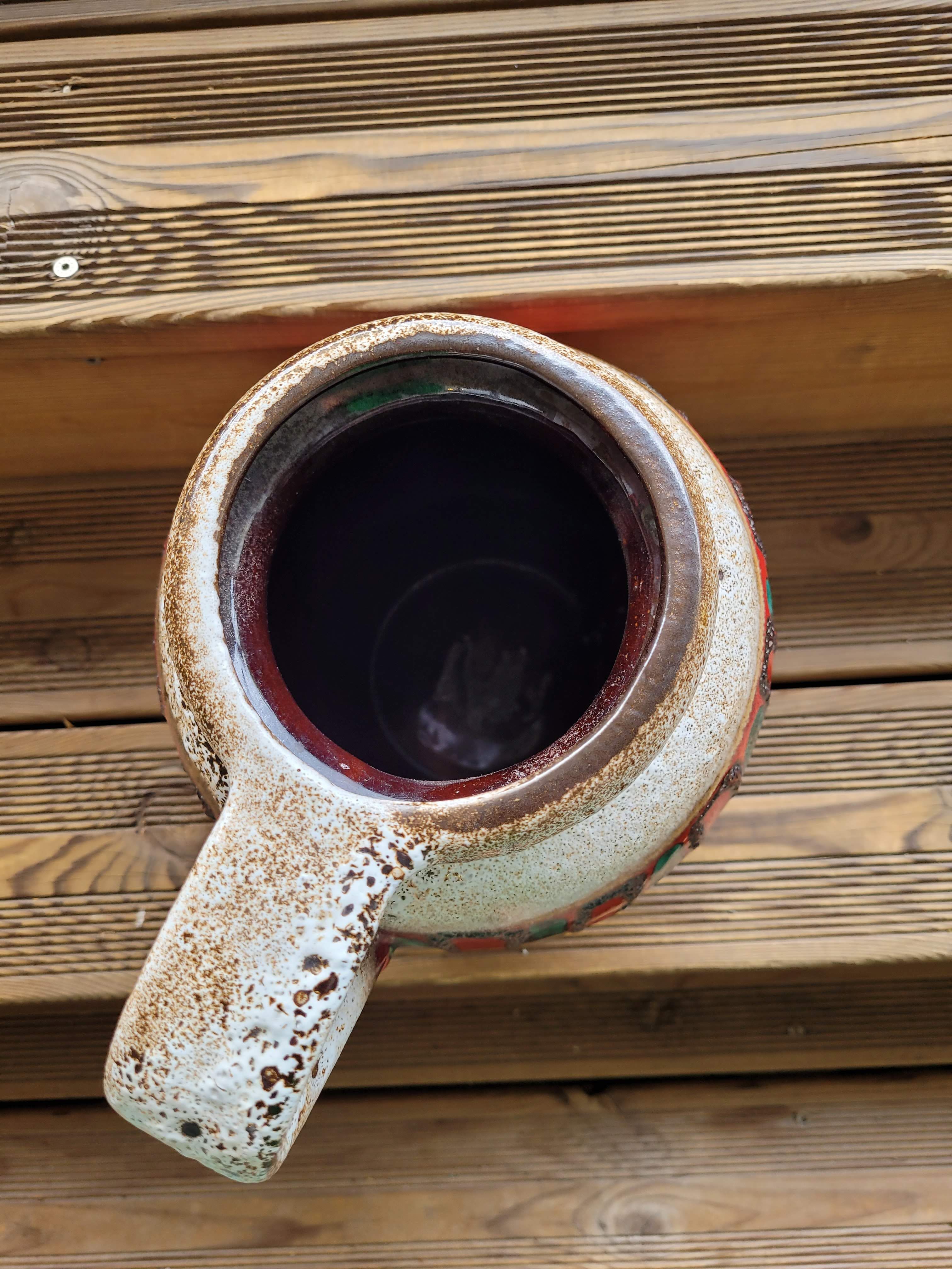 Vase West Germany fat lava 70