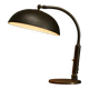 Modernist desk lamp in patinated brass from the 1930s.