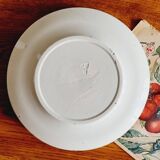 Lot de 6 assiettes plates en terre de fer Boulenger et Samaritaine coq canard