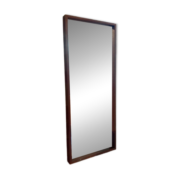Rectangular teak mirror, 1960s