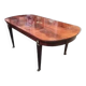 Oval dining room table