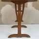 Old table target burgundy wood walnut