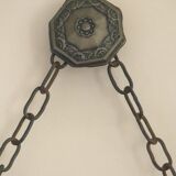 Mirror art deco wrought iron 75x87cm