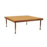 Mahogany coffee table, Italian design, 1970s, production: Italy