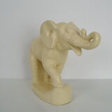 Art deco Ceramic Sculpture Elephant,Czechoslovakia,1930