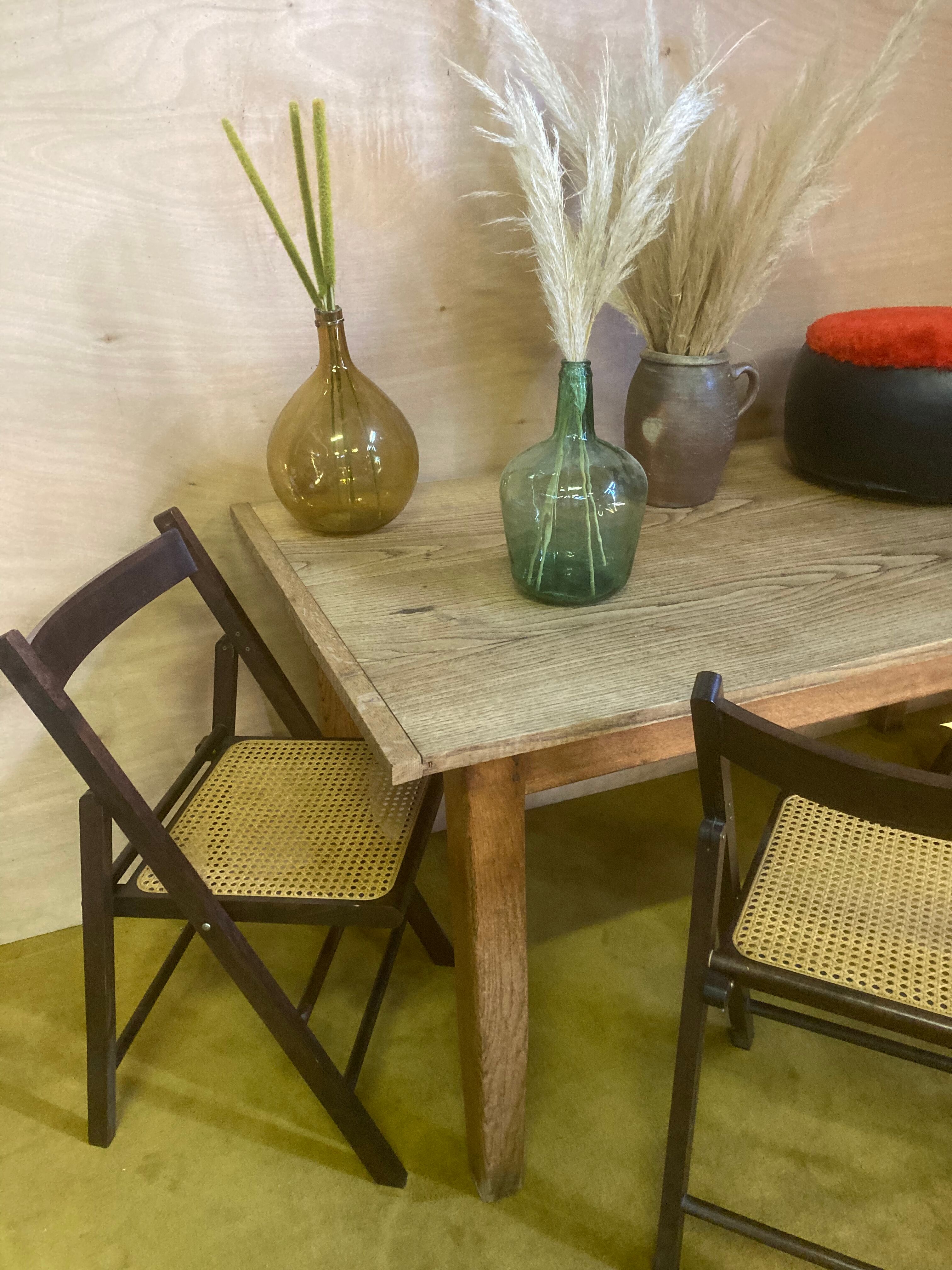 Table de campagne chêne