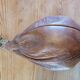 Old leather punching ball