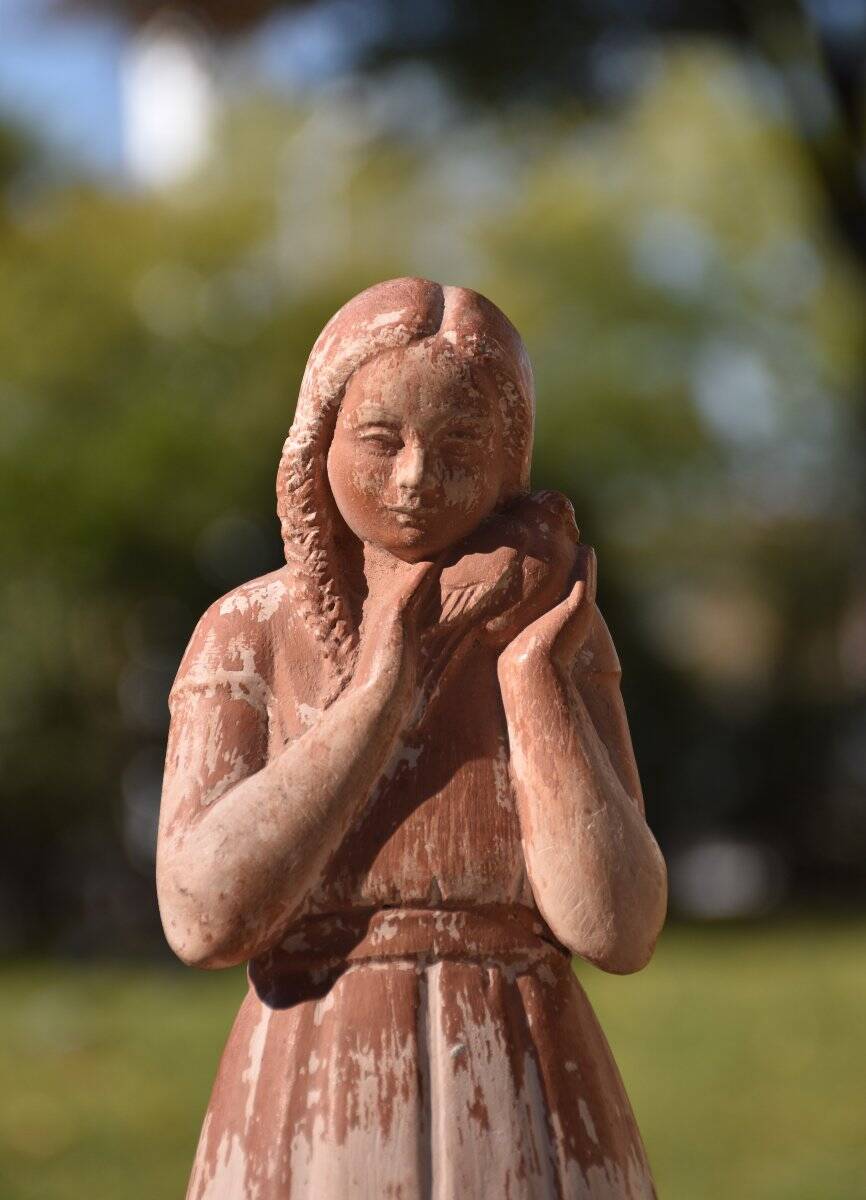 Henri-Paul Rey, Girl with the Dove (circa 1950)