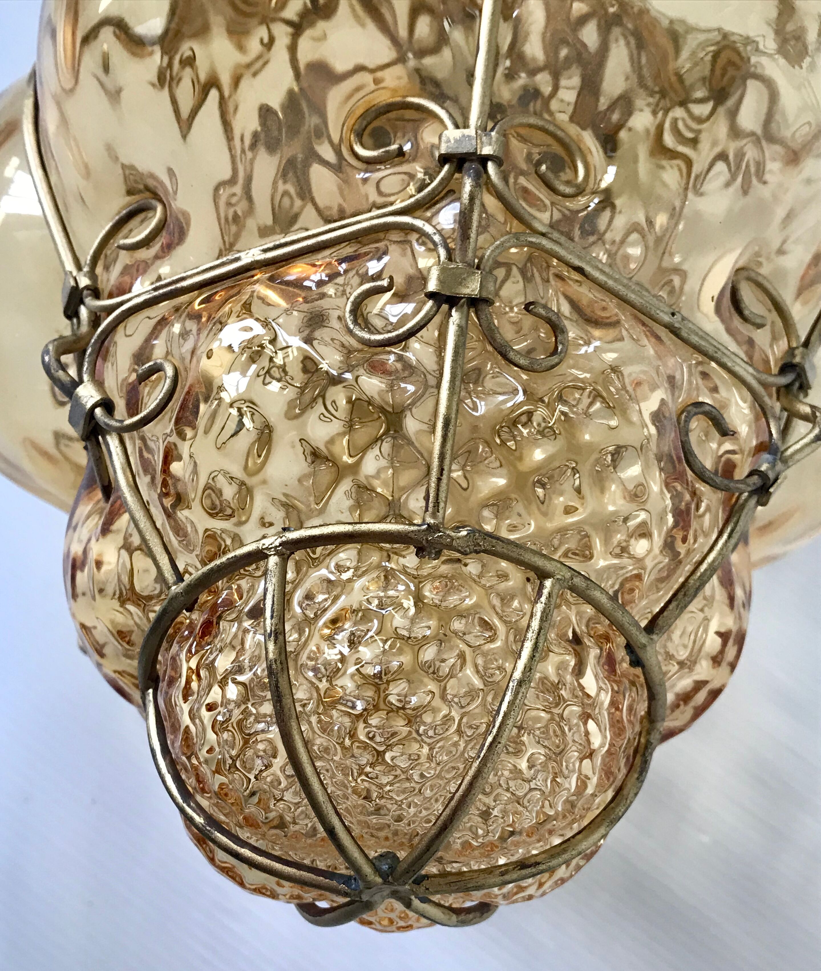 Vintage Venetian Lantern blown glass