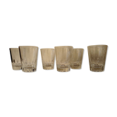 Set de 6 gobelets cristal