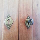 Armoire double en bois, murale