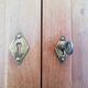Armoire double en bois, murale