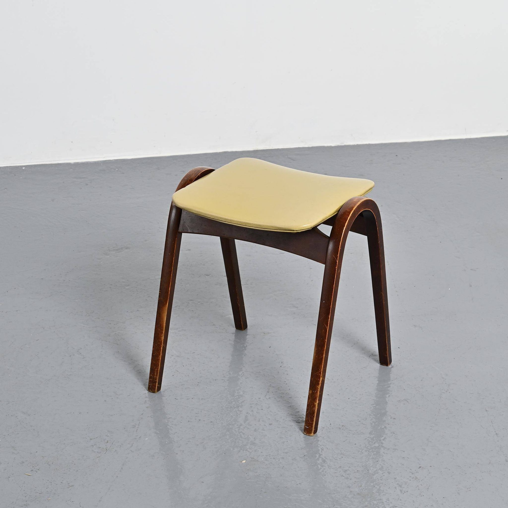 Pair of stools by Isamu Kenmochi for Akita Mokko, Japan circa 1960.