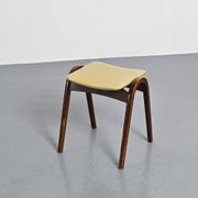 Pair of stools by Isamu Kenmochi for Akita Mokko, Japan circa 1960.