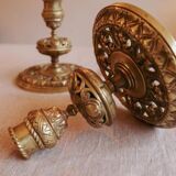 19th century bronze table ends
