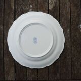 12 Anciennes Assiettes à Dessert en Faïence de Gien - Décor Rouen