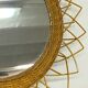Rattan sun mirror