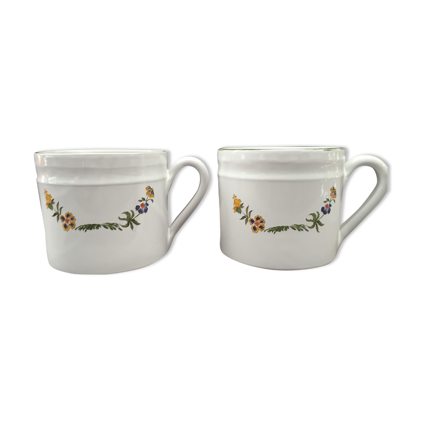 Two ceramic mug pot covers mugs mugs vases