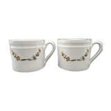 Deux cache-pots en ceramique