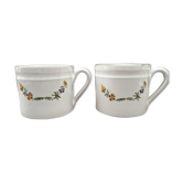 Deux cache-pots en ceramique