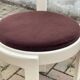 Lacquered wooden chairs with fabric, 1970s, set of 4