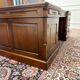 Large classic English Chesterfield partner desk