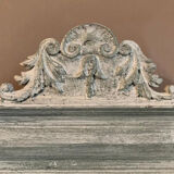 Neo-Renaissance mirror in patinated wood 19th century