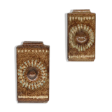 Pair of Mid-Century 'Zsolnay' Ceramic Urns or Vases